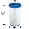 1-pack Spafilter som passar bl.a. Hotsprings