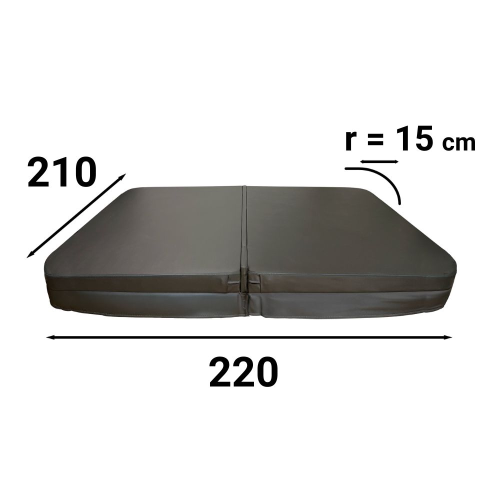 Rechthoekige spa-afdekking-220x210r15-111276