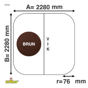 Spa cover | 228x228 r 7 | Bruin | 112173