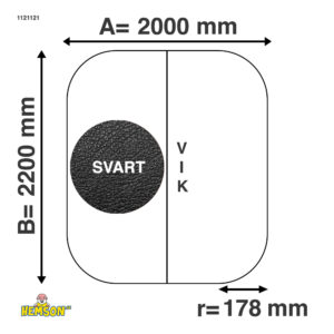 Spa cover | 200x220 r17 | Zwart | 1121121